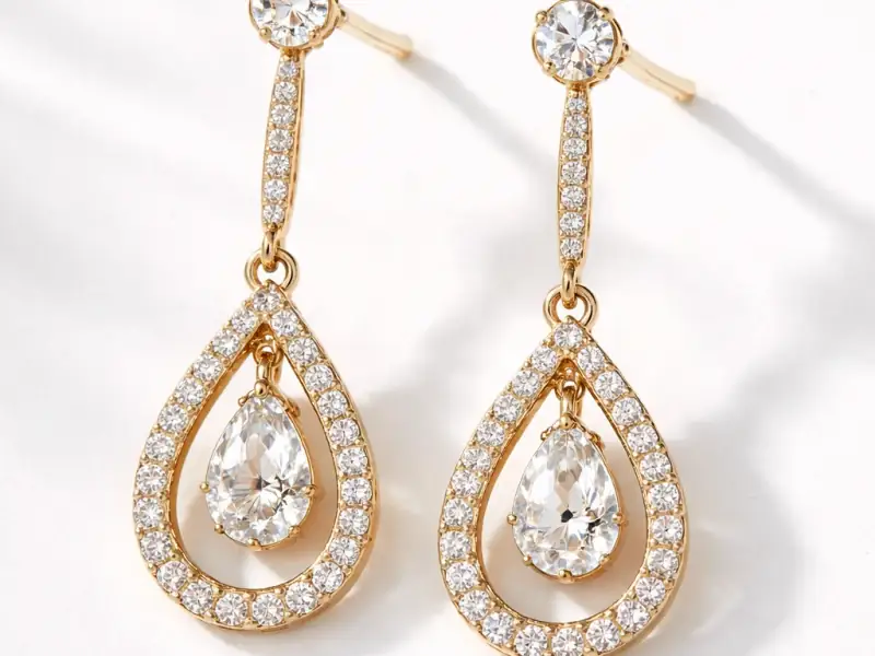 Cele mai frumoase cercei din aur pentru femei