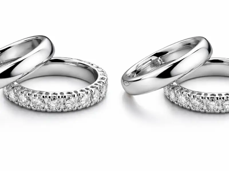 Verighete din platina vs aur alb: comparatie preturi